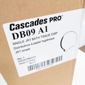 Cascades Pro DB09 A1 Bath Tissue Dispenser R2000TBKCAS JRT Universal Jumbo DB09